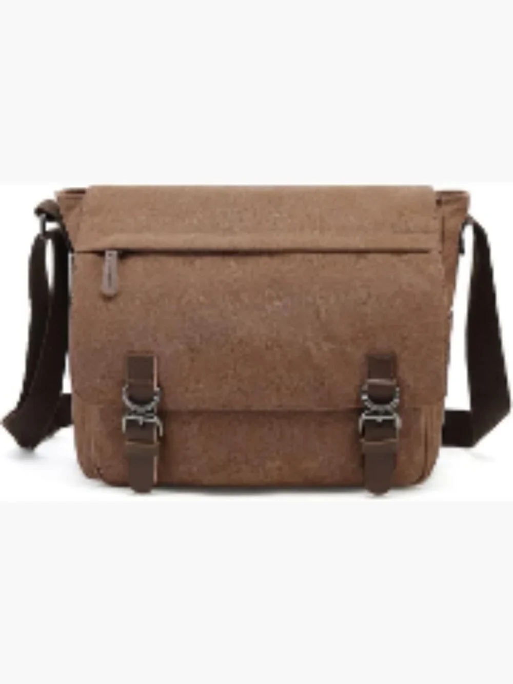 Vintage Canvas Messenger Bag Large Crossbody Shoulder Bag for Men Women 15.6